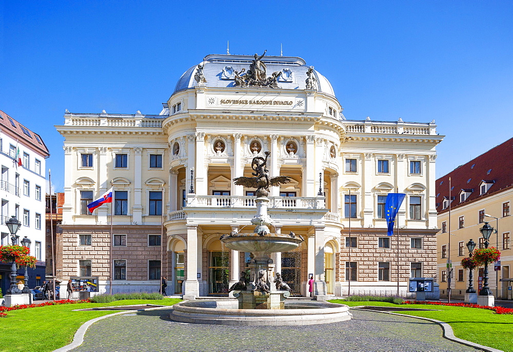 National Theatre, City Theatre, Neo-Renaissance, Bratislava, Slovakia, Europe