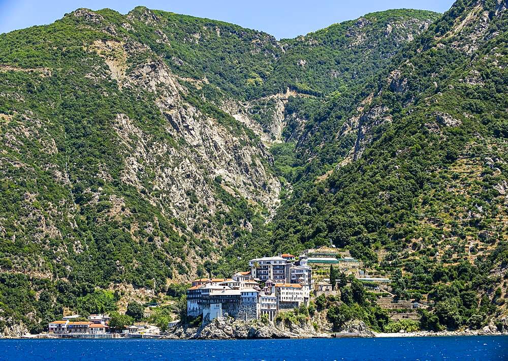 Monastery of St. Gregory, Unesco world heritage site Mount Athos, Greece, Europe