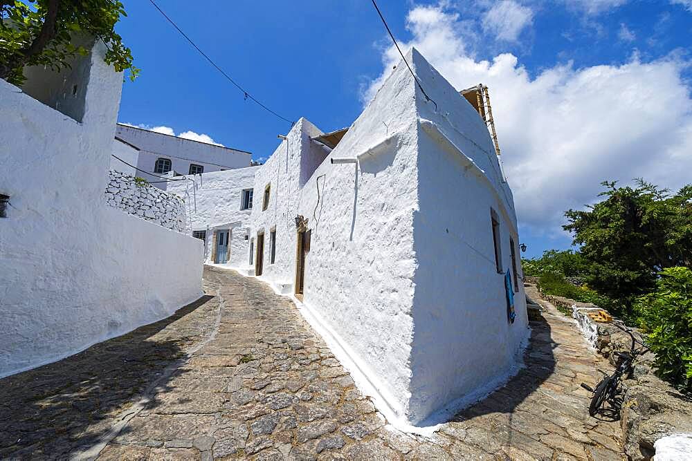 Unesco world heritage site, Monastery of Saint John the Theologian, Chora, Patmos, Greece, Europe