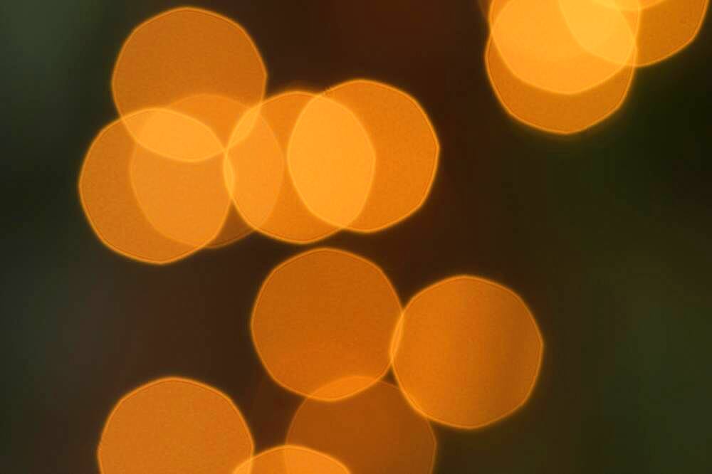 Blurry decorative lights abstract background