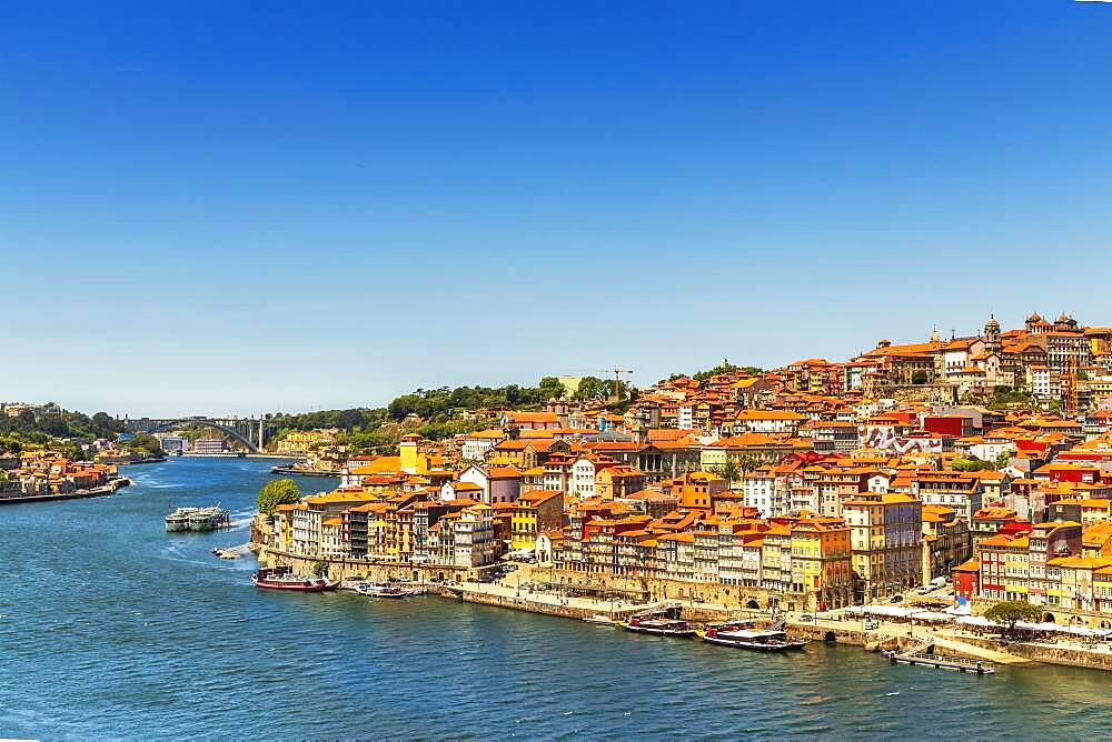 Historic architecture in downtown of amazing city of Porto, North Region, Portugal, Europe