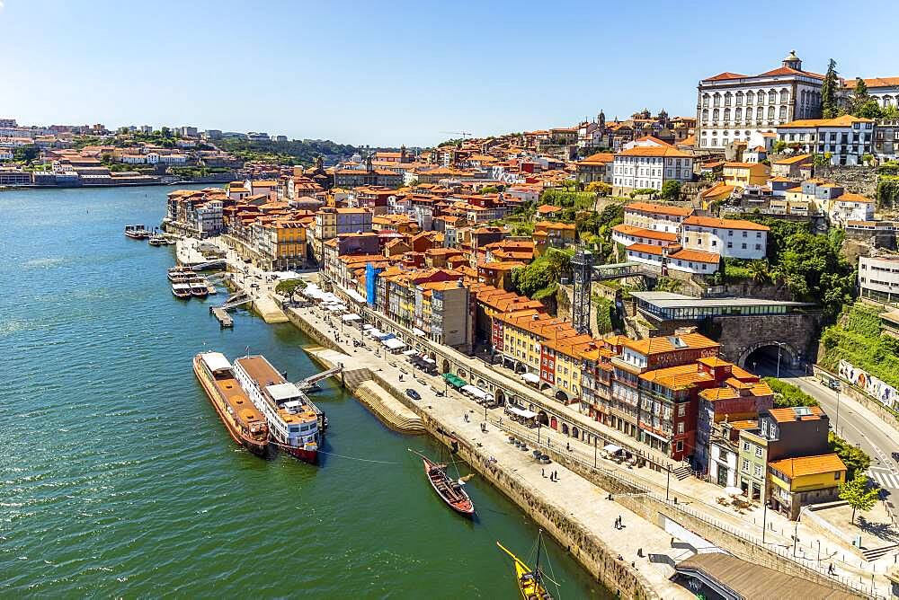 Historic architecture in downtown of amazing city of Porto, North Region, Portugal, Europe