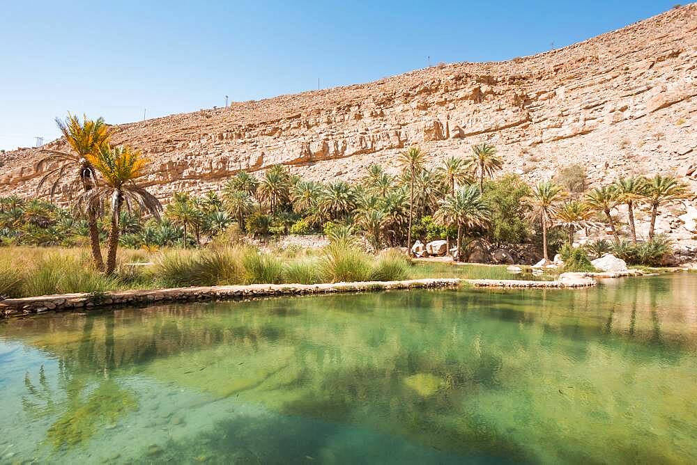 Landscape of Wadi Bani Khalid, Sultanate Of Oman