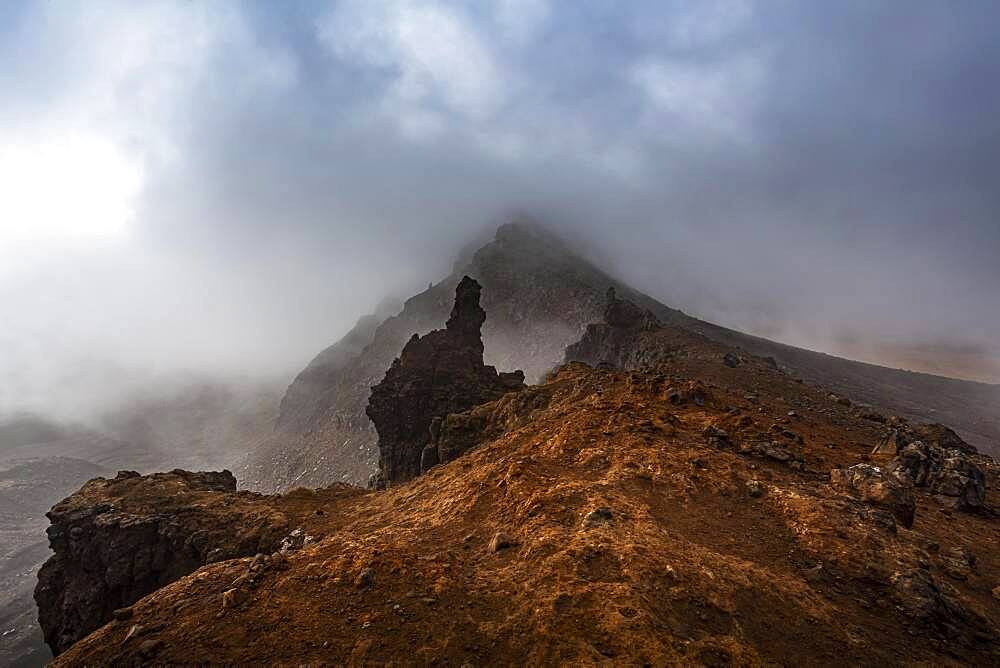 Landscape, Tongariro National Park, Ruapehu District, North Island, New Zealand, Oceania