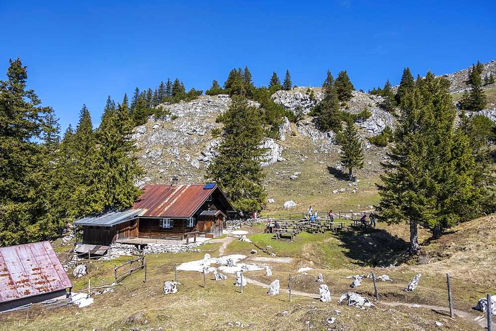 Hubertushuette am Breitenstein, Fischbachau, Bavaria, Germany, Europe