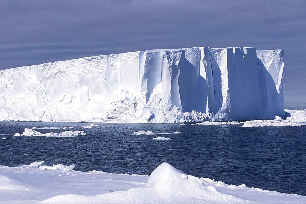 Icebergs at Riiser-Larsen Ice Shelf, Queen Maud Land Coast, Weddell Sea, Antarctica