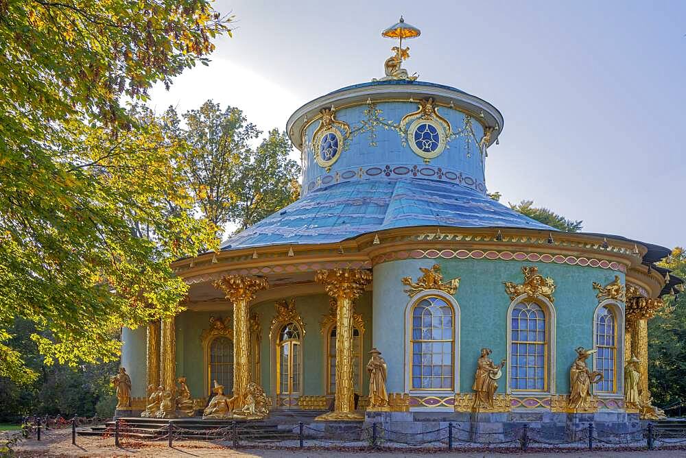 Chinese Pavilion in Sanssouci Park Potsdam, Brandenburg, Germany, Europe