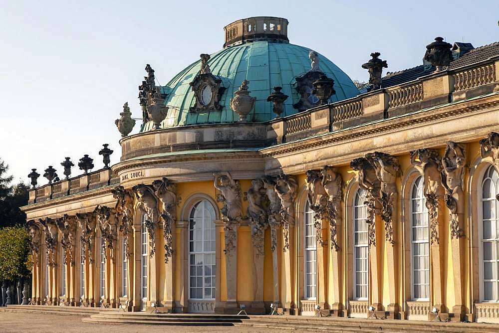 Sanssouci Palace Potsdam, Brandenburg, Germany, Europe