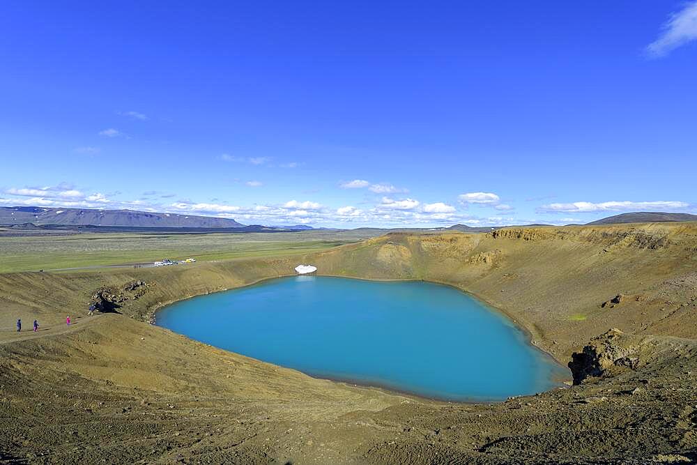 Crater Lake Viti, Krafla, Skutustaoir, Norourland eystra, Iceland, Europe