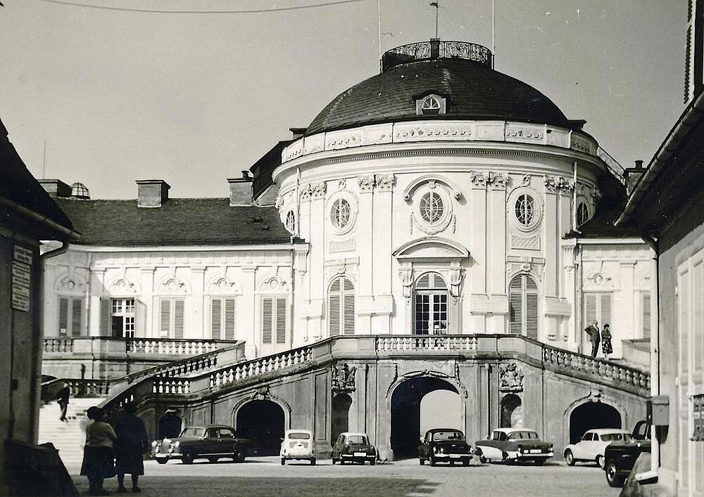 Stuttgart in 1959: Solitude Palace, Baden-Wuerttemberg, Germany, Europe