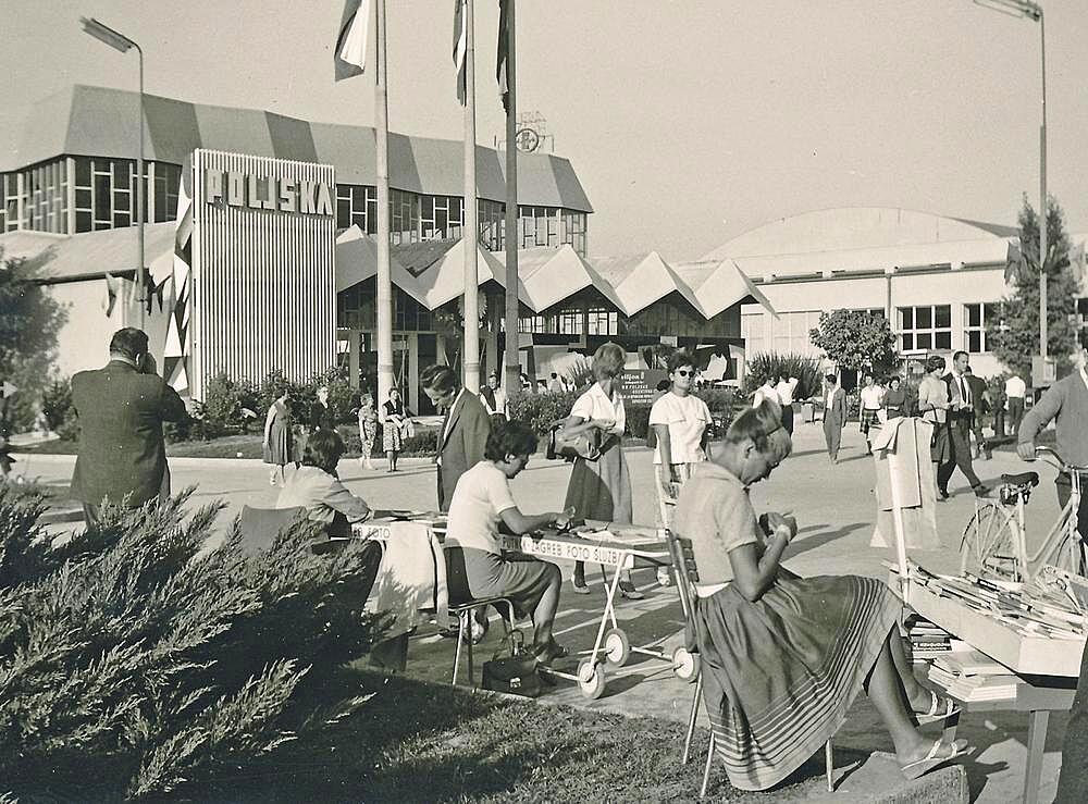 Zagreb Fairgrounds 1961 with Polish Pavilion, then Socialist Republic of, Federative People's Republic of Yugoslavia, Croatia, Europe