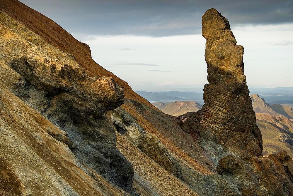 Rhyolite Mountains, Brennisteinsalda, Landmannalaugar, Highlands, Iceland, Europe