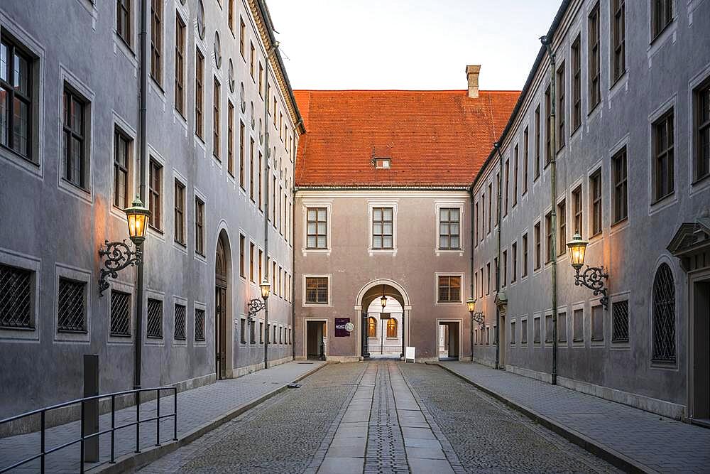 Entrance to a courtyard in the Residenz, Munich, Bavaria, Germany, Europe