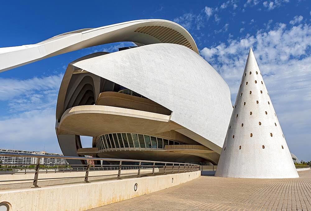 Palace of the Arts, Palau de les Arts Reina Sofia, City of Arts and Sciences, Valencia, Spain, Europe