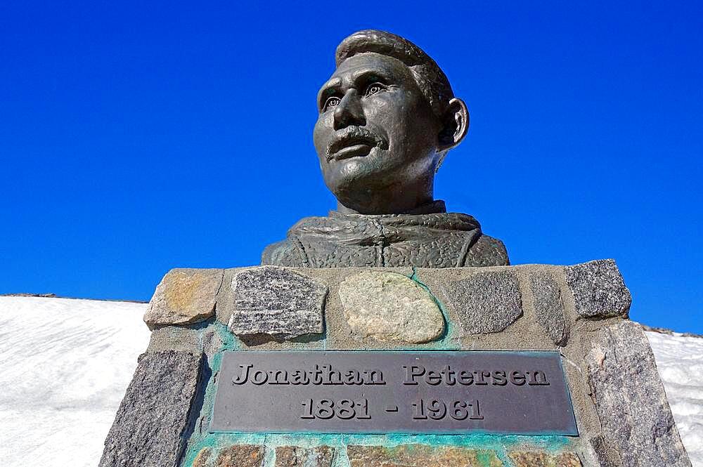 Monument to Jonathan Pedersen, Nuuk, Capital, Greenland, Denmark, North America