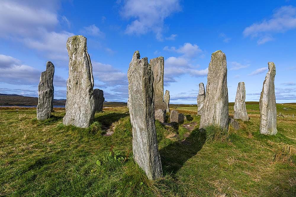 Callanish Stones from the Neolithic era, Isle of Lewis, Outer Hebrides, Scotland, UK