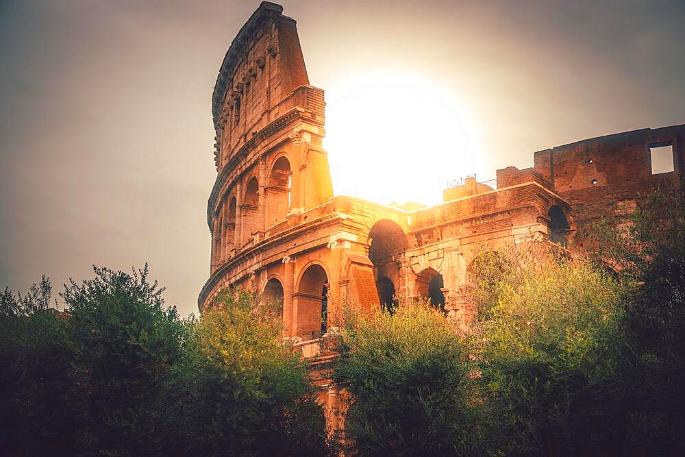 Coliseum, UNESCO World Heritage Site, Rome, Lazio, Italy, Europe