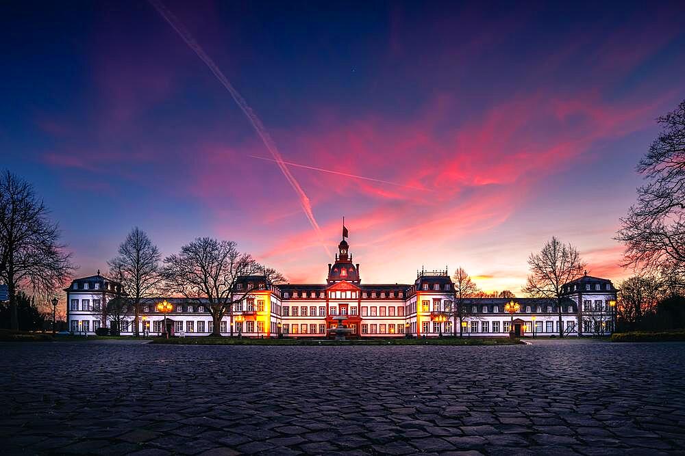 Philippsruhe Castle from 1725, today's Historical Museum, Hanau, Hesse, Germany, Europe