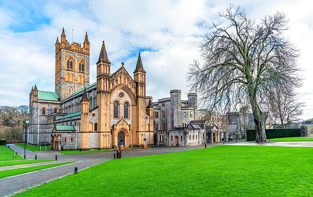 Buckfast Abbey Church, Buckfastleigh, Devon, England, United Kingdom, Europe
