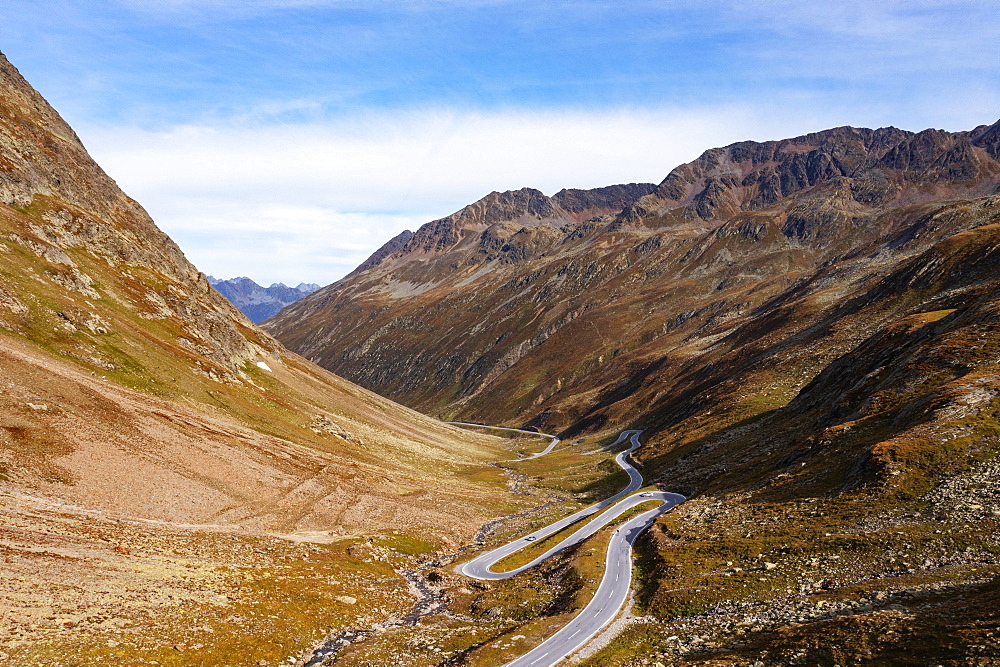 Timmelsjoch High Alpine Road, Passo del Rombo, Pass Road between Tyrol and South Tyrol, Oetztal Alps, Oetztal, Tyrol, Austria, Europe