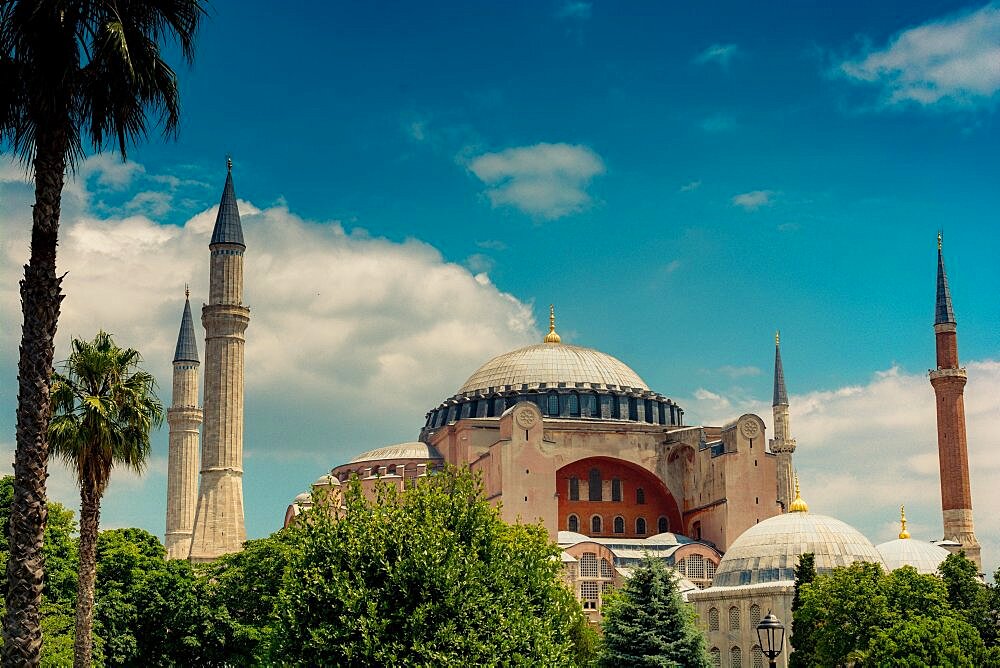 Hagia Sophia, the world famous monument of Byzantine architecture