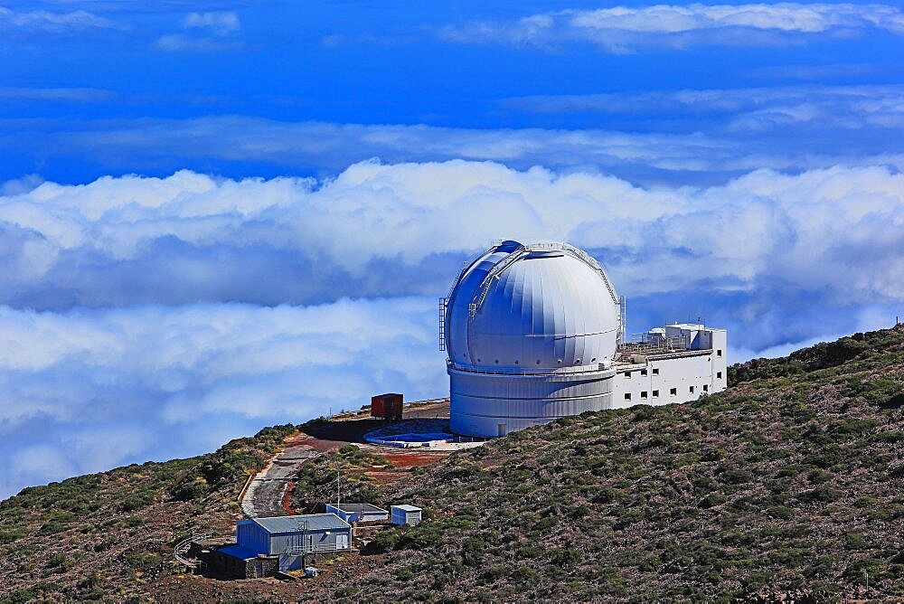 Roque de los Muchachos Observatory, La Palma Astrophysical Observatory, the Telescopio William Herschel (WHT), La Palma, Canary Island, Spain, Europe