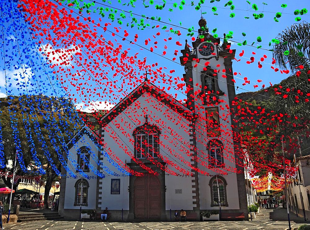 Ribeira Brava, the church of Igreja de Sao Bento, Madeira