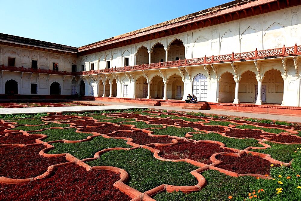 Uttar Pradesh, Agra Fort, the Red Fort, in the palace complex, North India, India, Asia