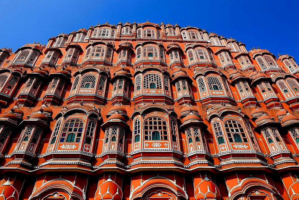 Rajasthan, City of Jaipur, Palace of the Winds, North India, India, Asia