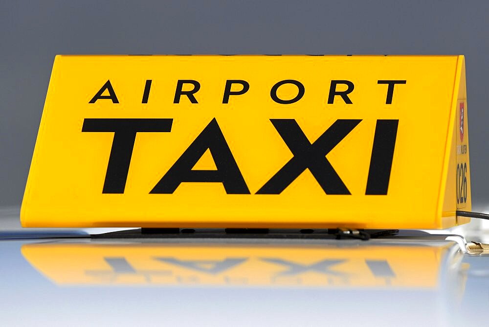 Sign Airport Taxi