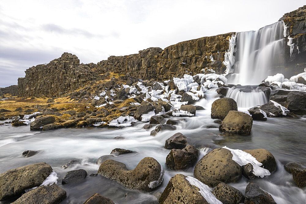 Oexararfoss, Iceland, Europe