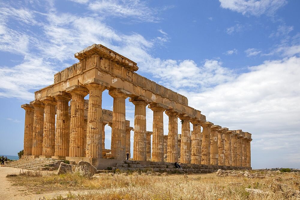 Selinunte Ruins, Temple E, Sicily, Italy, Europe