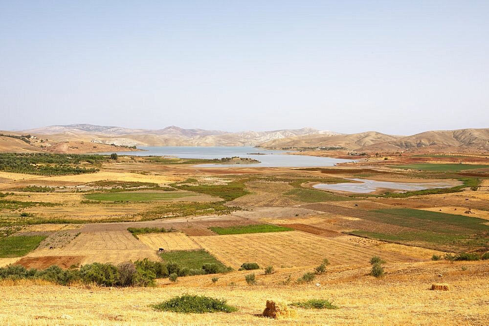 Sidi Chahed Reservoir, Zegouta Valley, Morocco, Africa