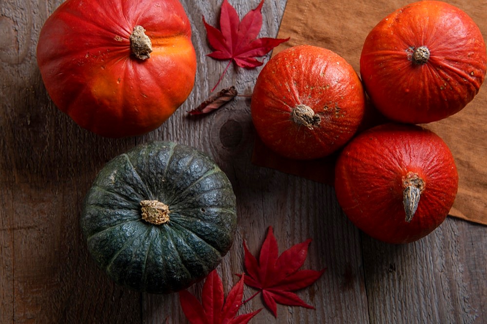 Fruit, Autumn, Pumpkin, Sweet, Delicious, Cooking, Foliage, Wooden table, Healthy, Fit