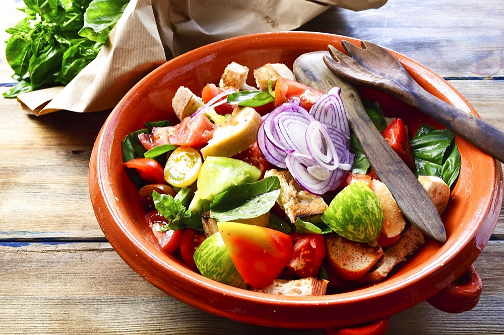 Tuscan bread salad