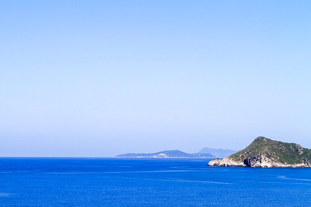 Coast near Agios Georgios, Corfu, Greece, Europe