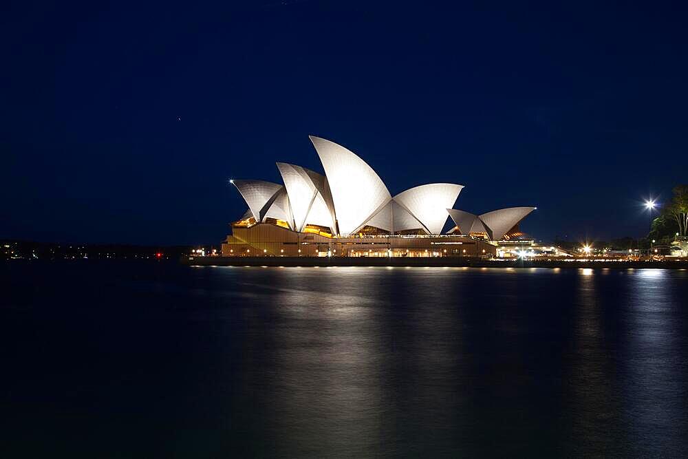 Sydney Opera Houseby night, Sydney, New South Wales, Australia, Oceania