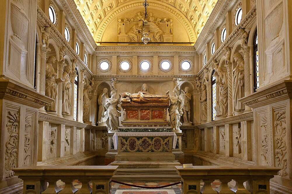 Interior view, Chapel of St. John, Sveti Lovre Cathedral, Trg Ivana Pavla II, Trogir in Croatia, Trogir, Splitsko-Dalmatinska, Croatia, Europe