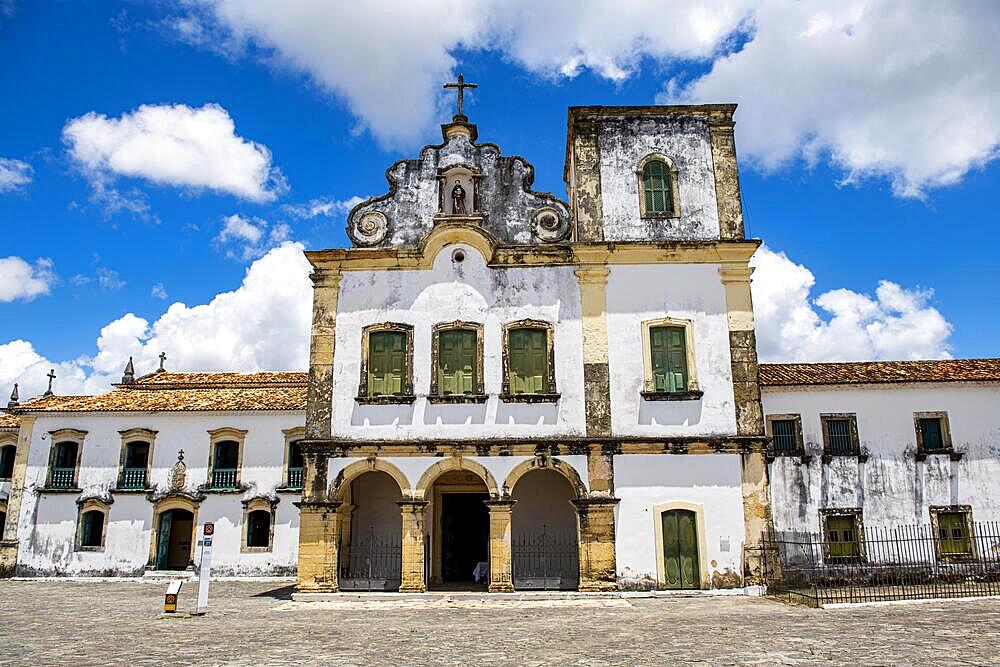 Sao Francisco church, Sao Francisco square, Unesco site Sao Cristovao, Sergipe, Brazil, South America