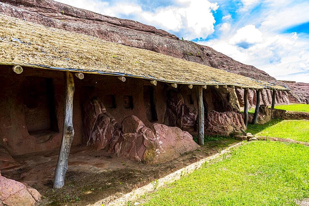 Unesco site El Fuerte de Samaipata, Pre-Columbian archaeological site, Santa Cruz department, Bolivia, South America