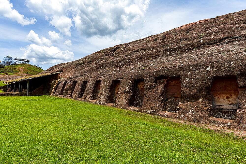 Unesco site El Fuerte de Samaipata, Pre-Columbian archaeological site, Santa Cruz department, Bolivia, South America