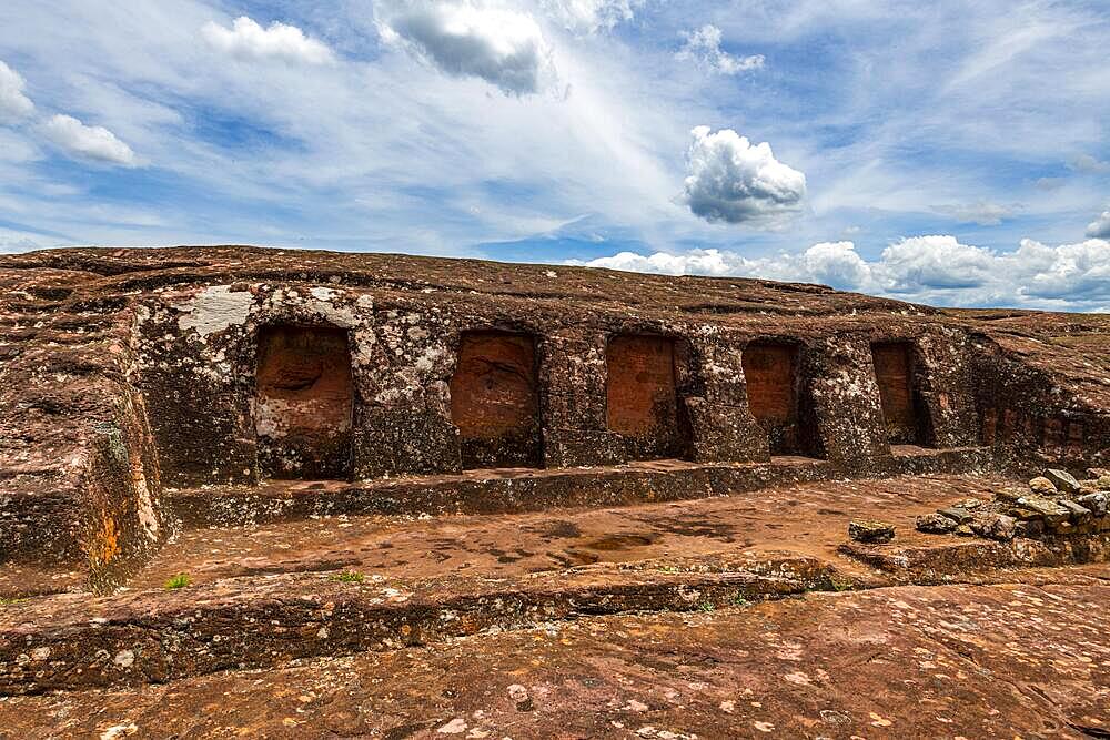 Unesco site El Fuerte de Samaipata, Pre-Columbian archaeological site, Santa Cruz department, Bolivia, South America