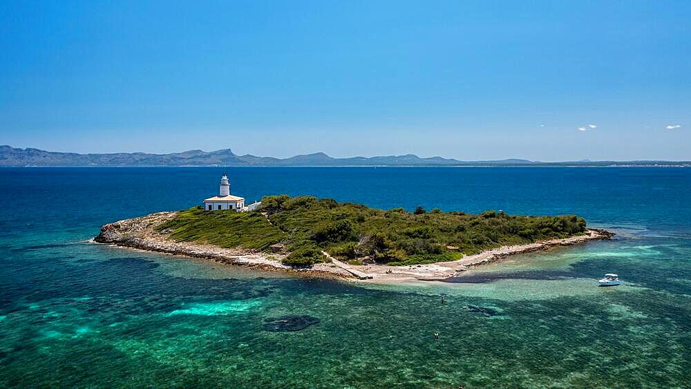 Alcanada Lighthouse in Mallorca, Spain, Europe