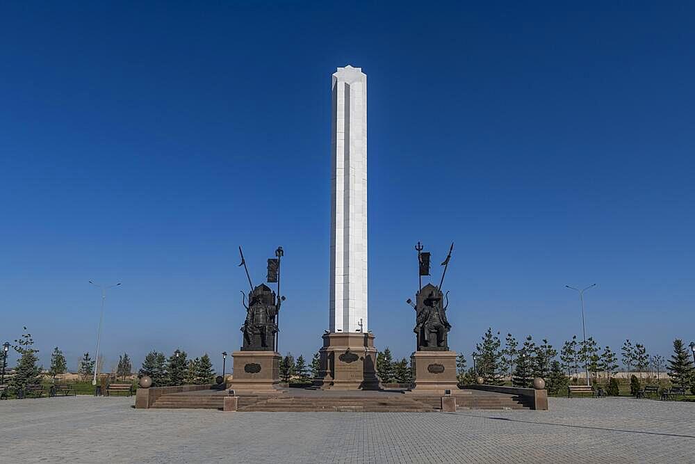 Kazakh Khanate monument, Taraz, Kazakhstan, Asia