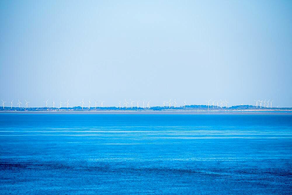 Wind turbines on the Danish North Sea coast