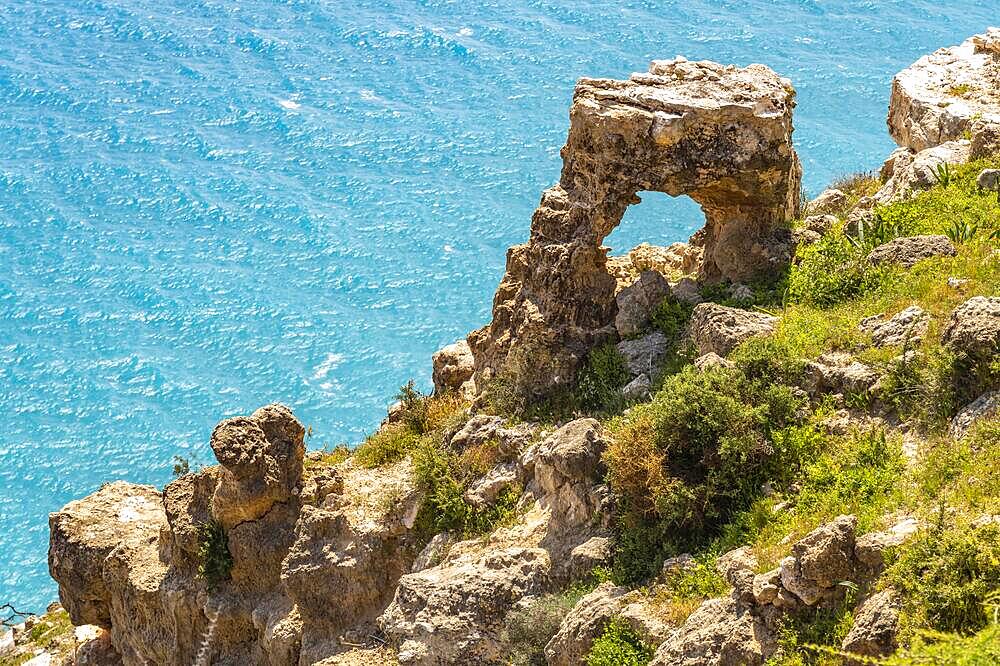 The cliffs of Cape Aspro near Pissouri, Cyprus, Europe