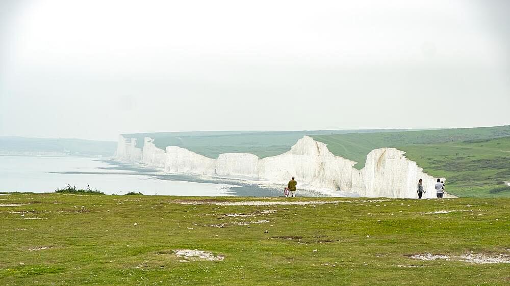 Birling Gap at the Seven Sisters in Sussex, England, United Kingdom, Europe