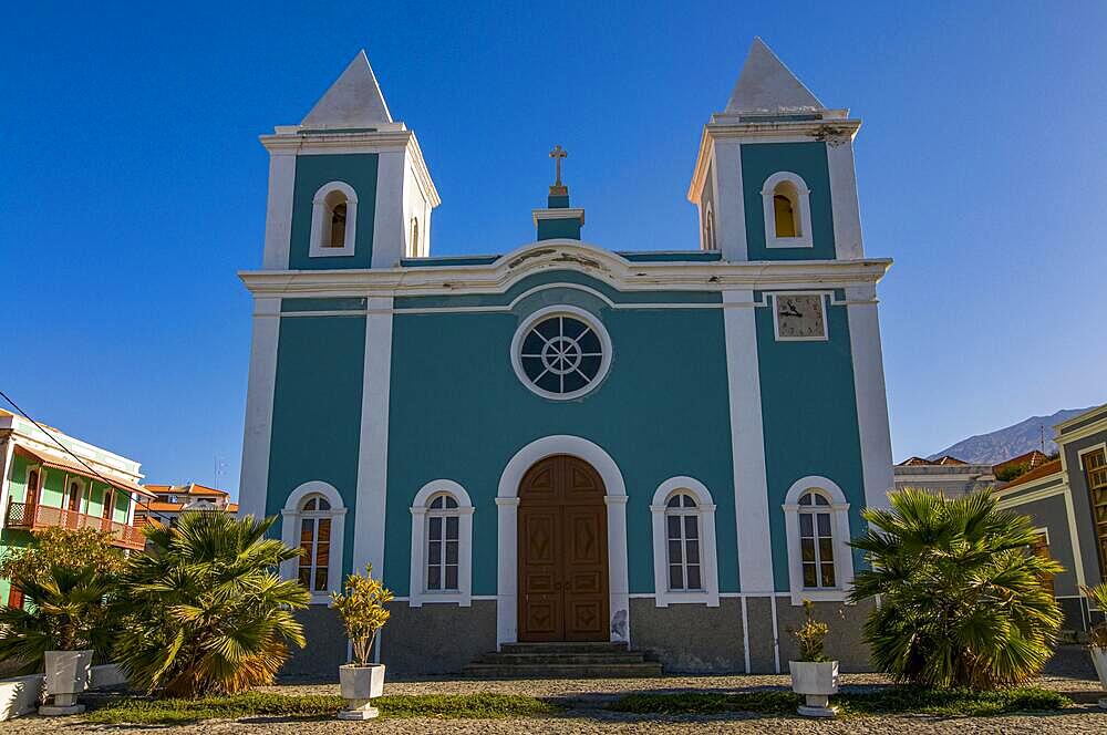 Church in San Felipe, Fogo, Cape Verde, Africa