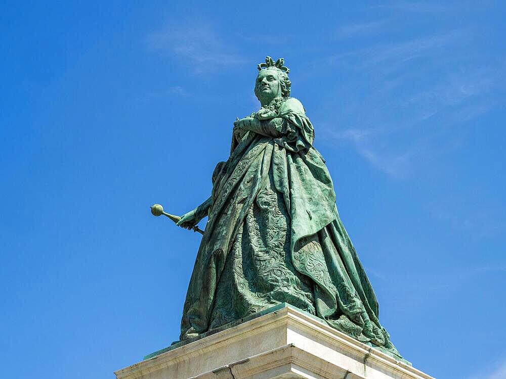 Maria Theresa Monument, Austrian Empress, Neuer Platz, Klagenfurt, Carinthia, Austria, Europe