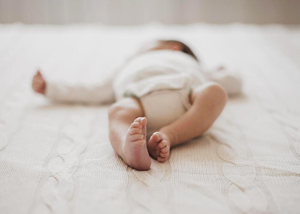 Adorable new born little feet